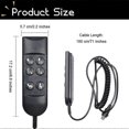 thumbnail image 5 of 6 Button Remote For Recliners 5 Pin Lift Chair Handset Controller Hand Control For Power Furniture, 5 of 5