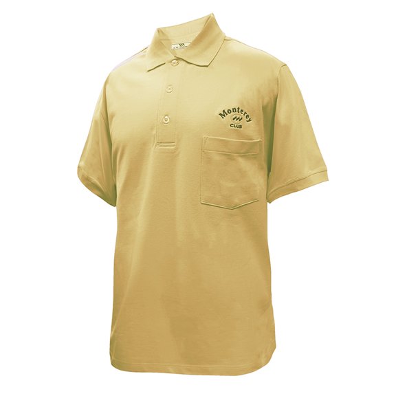 Monterey Club Men's Combed Cotton Solid Pique Golf Polo Shirt #3205