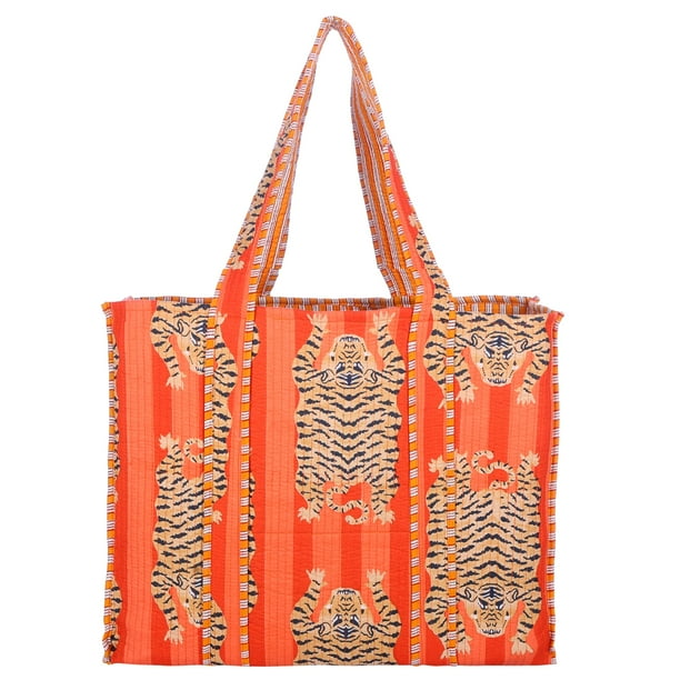 Bolso de hombro AFFERTO para mujer, 100% algodón, acolchado, DESIGN 14
