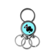 thumbnail image 1 of Feliz Urano Club 4 Cartas Llavero de metal de acero inoxidable Llavero Anillo de cadena Llavero, 1 of 3