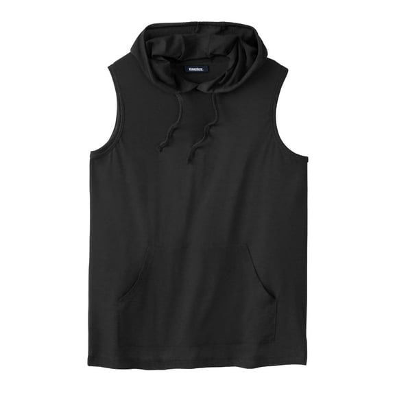 KingSize Men's Big & Tall Lightweight Muscle Hoodie Tee