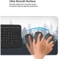 thumbnail image 4 of Fog Misty Forest Gaming Mouse Pad XL, Extended Large Full Desk Mousepad 31.5x11.8 Inch, Big with Stitched Edge, Non-Slip Long Computer Keyboard Waterproof Mat for Office & Home , X-Large, 4 of 6