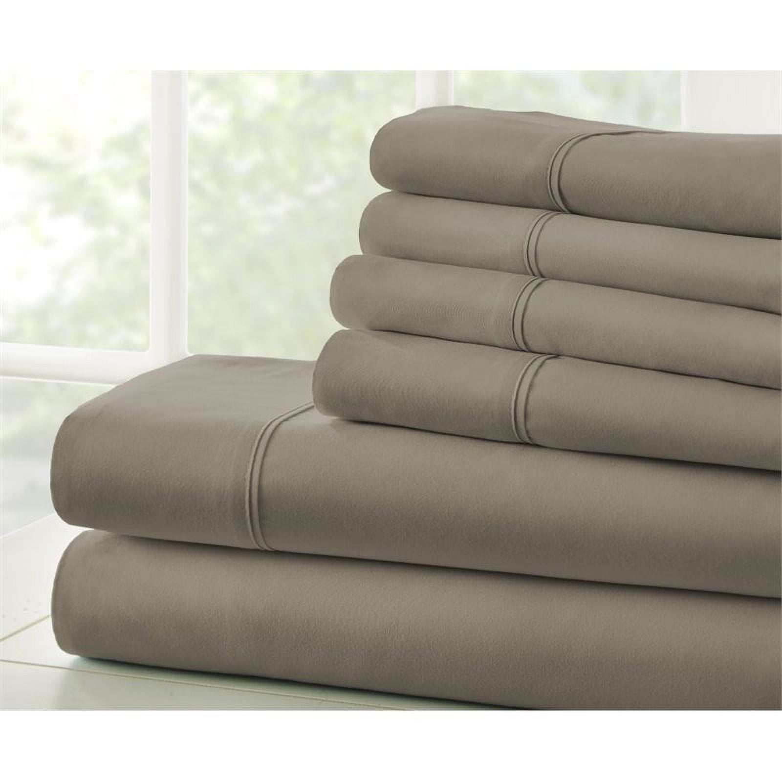 Simply Soft 6-Piece Wrinkle Free Microfiber Sheet Set with 16" Deep Pockets!