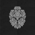 thumbnail image 1 of Ahgly Company Machine Washable Indoor Square Transitional Night Black Area Rugs, 4' Square, 1 of 7