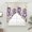 beige, variant on Purple Iris Swag Valances for Windows, Kitchen Window Curtains Over Sink, Spring Vintage Flowers Butterfly Leaves Khaki Window Treatment Curtains for Living Room/Bedroom Curtains 2 Panel Sets 36"x45"