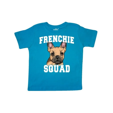 

Inktastic Dog Frenchie Squad Gift Toddler Boy or Toddler Girl T-Shirt