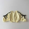 thumbnail image 3 of Autumn Baby Kids Girls Casual Bows Tied Pullover And Pants Clothing Set, 3 of 4