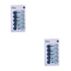 thumbnail image 2 of Advancent 10 ganchos de pared adhesivos: elegante, fuerte capacidad de carga, fácil instalación, apariencia elegante. Azul claro+Azul oscuro 2Conjunto, 2 of 6