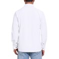 thumbnail image 3 of INSPIRE CHIC Men's Solid Color Button Down Long Sleeves Stretch Business Dress Shirt M White, 3 of 5
