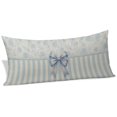 thumbnail image 2 of Vintage Blue Bow Body Pillow Cover, Pillowcase Protectors with Zipper, Breathable Decorative Throw Pillow Case Cover, Farmhouse Roses Floral Stripes Pillow Shams for Couch Sofa 20x54Inch, 2 of 9