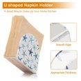 thumbnail image 4 of 2 Pieces Napkin Holder Table Napkin Holder Kitchen Napkin Holder Acrylic Napkin Holder Restaurant Napkin Holder Fashionable and Durable Blue Sea Sar, 4 of 8