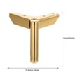 thumbnail image 6 of Metal Triangle Furniture Legs Iron Support Feet Set of Load Bearing Capacity, 6 of 6
