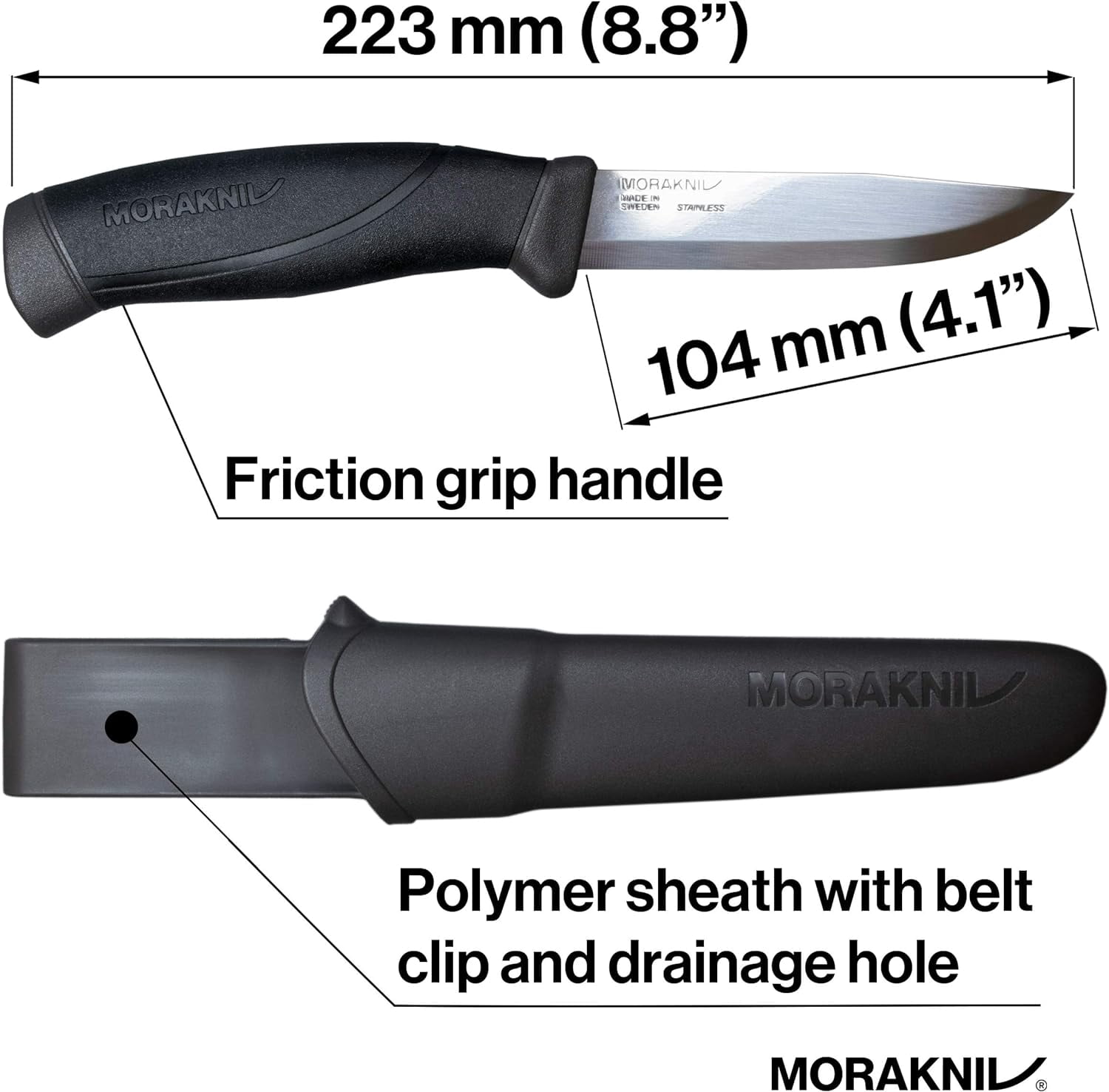 Morakniv Companion (S) Black