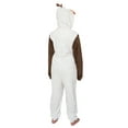 Disney Frozen Olaf Adult Cosplay Costume Plush Pajama Onesie Jumpsuit