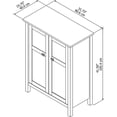 thumbnail image 6 of Pemberly Row Storage Cabinet with Doors in Pure White - Engineered Wood, 6 of 8