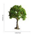 thumbnail image 3 of Aodebiao Simulation Trees with Base for Diorama, Realistic Miniature Landscape Decor, Zen Garden & Farm Model Scenery, Handmade Craft for Home Office Display, 3 of 6