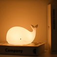 thumbnail image 4 of Linda luz nocturna de delfines, luces de delfines para niños y niñas, regalos de Navidad, luz nocturna, decoración de habitación para niños y adolescentes, lámpara de noche de animales de si, 4 of 5