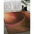 thumbnail image 2 of Ahgly Company Indoor Round Patterned Red Fox Red Area Rugs, 6' Round, 2 of 6