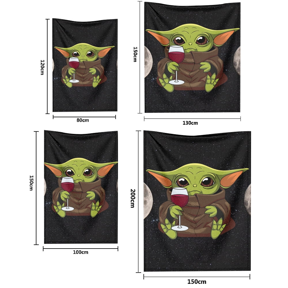 Baby Yoda Blanket Yoda Blanket Warmth Soft Plush Sofa Bed Plush