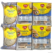 Gluten Free Bread Variety Pack Bundled By | Deli Style Sourdough, Ciabatta And Sandwich Rolls | 6 Pack