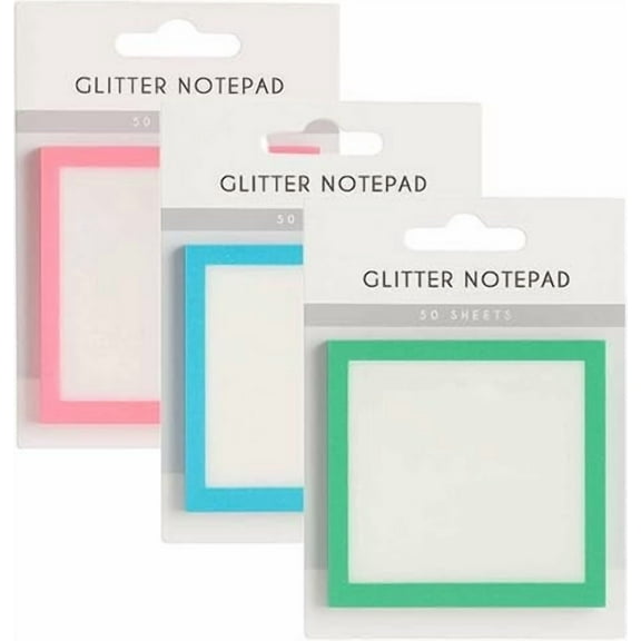kladzum Sticky Notes Cute Small Notebook Portable Notepad Post-it Notes 50pc, Self-Adhesive Note Pads, Stationery Through Notes for Office, Classroom, Fridge Sticker