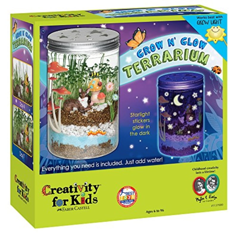 Creativity for Kids Grow 'n Glow Terrarium - Science Kit for Kids