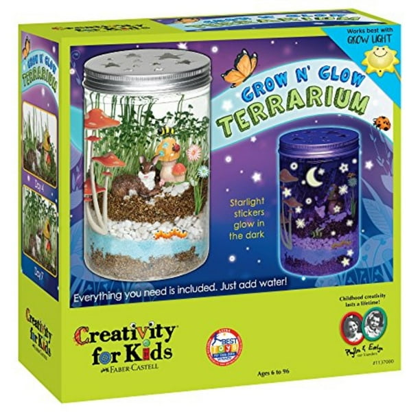 Creativity for Kids Grow 'n Glow Terrarium Science Kit for Kids