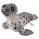 thumbnail image 2 of Plush Seal Toy Grey PP Cotton Full and Fluffy with Cozy Throw Pillow for Cat Playing, 2 of 4