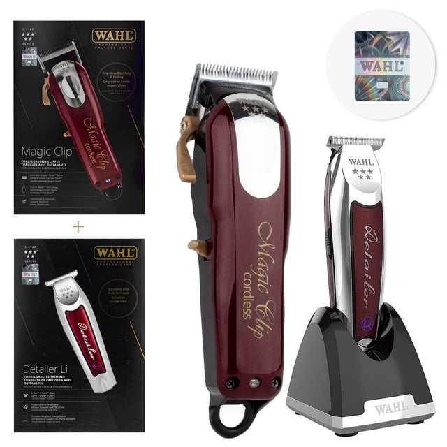 Wahl® Combo Profesional Máquinas Magic Clip + Detailer Li