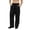 Black #36, variant on WJOSBXT Mens Baggy Sweatpants Solid Drawstring Wide Leg Pants 2026 Big and Tall Workout Sweat Pants Breathable Multi Pocket Lightweight Jogging Joggers 2XL
