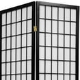thumbnail image 2 of Oriental Furniture Window Pane Shoji Screen in Black, 2 of 3