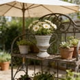 thumbnail image 4 of Dianli Garden Planters Distressed Decorative Planter Outdoor Courtyard Horticultural Trophy Flower Pot Rustic Distressed Clay Look Container for Balcony Patio Planter, 4 of 6
