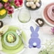 thumbnail image 3 of Fiudx Portacubiertos de Pascua, Diseño de Cola de Algodón, Fácil de Colocar, Decoración de Mesa para Fiestas, Complemento para Cenas Festivas, Juego de 4 Bolsas, 3 of 7