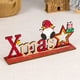 thumbnail image 5 of Adornos navideños, adornos navideños, regalos navideños, alfabeto de madera para manualidades navideñas, adorno de anciano sin rostro para escritorio, regalo navideño, pequeño widget, 5 of 6