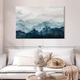 thumbnail image 2 of Elephant Stock Japanese Mountain Landscape Abstract Wall Art - Horizontal Canvas Wall Art - Hallway Wall Decor - Abstract Canvas - Blue And White Decor - 48" x 32", 2 of 8