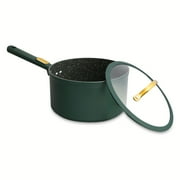 Thyme & Table 12-Piece Ceramic Non-Stick Granite Collection, Non-Toxic Cookware Set, Pots and Pans Set - Hunter Green