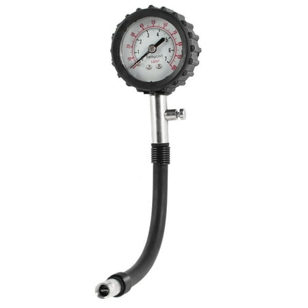 Durable 0-100lb 0-7bar Release Button Tire Tyre Pressure Gauge for Motorcycle Auto (Best Motorcycle Tyre Pressure Gauge)