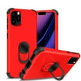 thumbnail image 7 of Apple iPhone 11 Pro (5.8") Case Magnetic Ring Kickstand Hybrid Tuff Armor Protective Stand 3 Layer Heavy Duty ,Xpm Phone Cover for iPhone 11 Pro - Red, 7 of 7