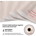 thumbnail image 6 of Valentine‘s Day Placemats Set of 4, Valentines Tree Heart Place Mats Valentines Table Mat Placemat Heat Resistant Non Slip Line for Wedding Party Mother''s Day Valentine‘s Day Decor 18" x 12", 6 of 7