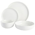 thumbnail image 2 of Gibson Home Vienna Dinnerware Dishes Set, Service for 4 (16pcs), White, 2 of 5