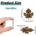 thumbnail image 2 of 40PCS Maple Leaf Charms Alloy Maple Leaf Pendant Charms Large Bronze Enamel Leaves Dangle Charms Fall Enamel Leaf Pendants for DIY Necklace Bracelet Jewelry Making, 2 of 7