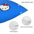 thumbnail image 3 of Hello Kitty Pillow Cover, Square Throw Pillow Cases For Couch Sofa Bed Living Room,Home Decorative, 26"X26", 3 of 9
