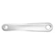 thumbnail image 2 of Aigend Brazo de manivela de Bicicleta Accesorio de Repuesto de Brazo de manivela de Cadena única de aleación de Aluminio de Bicicleta de 170 mm(Plata-2), 2 of 5