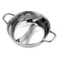 thumbnail image 2 of braveheart Quick Heat Hot Pot Cooker Hot Pot With Divider Effortless Cleanup And Fast Cooking For Gatherings Divided Pots Soup, 2 of 6