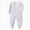 O138-White, variant on 6-9 Months Newborn Baby Boys Girls Jumpsuit Footed Long Sleeve Button Bodysuit Outfits Warm Snowsuit Jumpsuit Unisex Fall Winter
