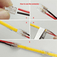 thumbnail image 2 of Kit de 25 conectores de tira de LED COB de 2 pines y 5 mm para uniones de tira a cable y de tira a tira en luces de CC de 5 V a 24 V, 2 of 4