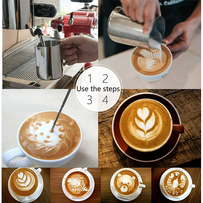 How To Make Latte Art with Handheld Frother