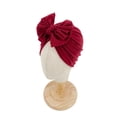 thumbnail image 1 of Txlixc Gorra de capucha para bebés, bufanda de arco retro para niños pequeños, gorra elástica para niñas y niños recién nacidos Txlixc moda, 1 of 7