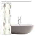 thumbnail image 2 of MYPOP Arrow Decor Shower Curtain, Arrows Rustic Pattern Vintage Decorative Artwork in Drawing Effect Fabric Bathroom Shower Curtain with Hooks, 66 X 72 Inches, 2 of 2