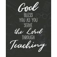 thumbnail image 1 of God Bless You As You Serve The Lord Through Teaching: Lesson Planner and Appreciation Gift for Christian Teachers, 1 of 1